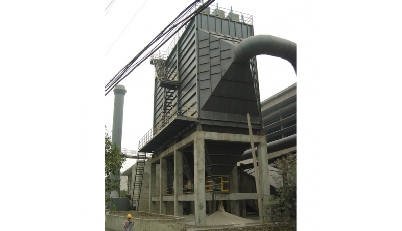 秦皇岛金海粮油工业有限公司35t锅炉电除尘