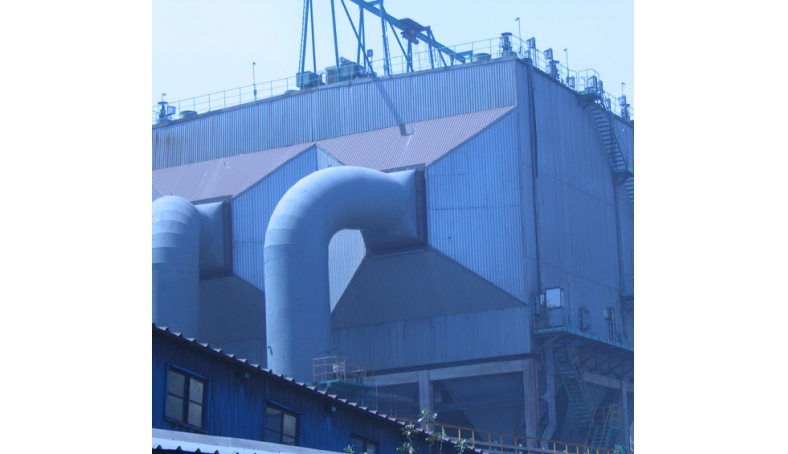 东莞新能燃油公司250t锅炉电除尘